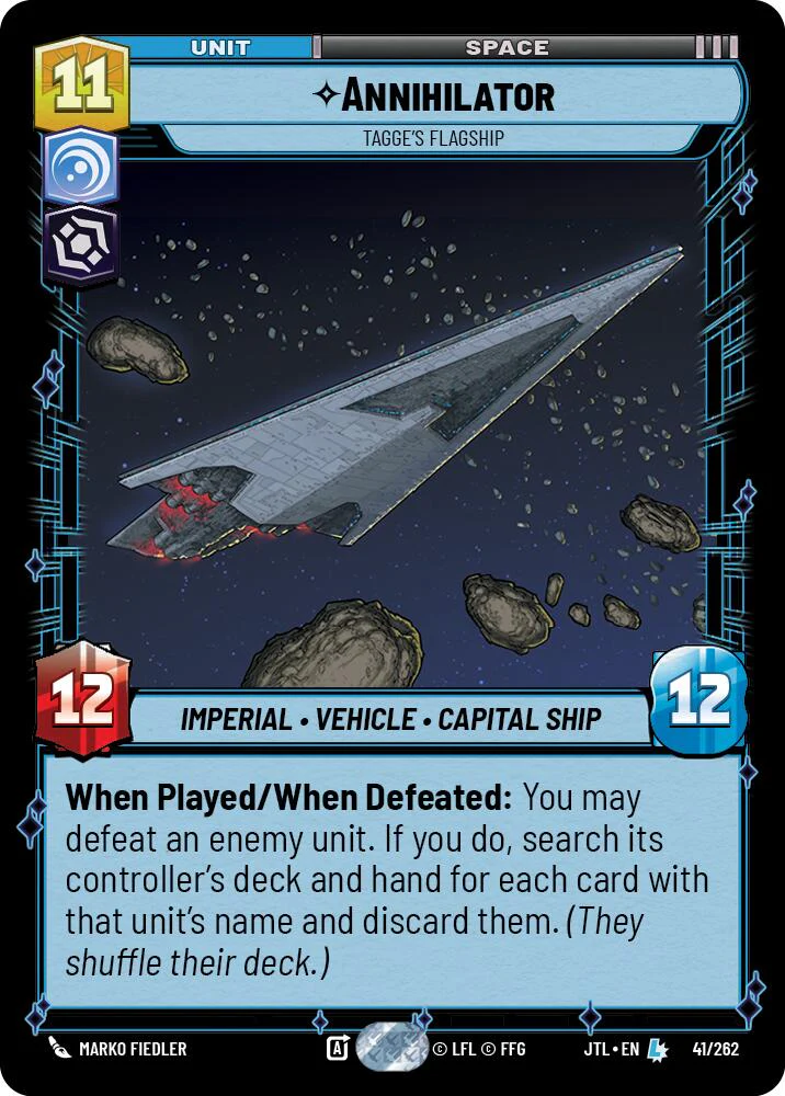 Annihilator - Tagge's Flagship (041/262) (041/262) [Jump to Lightspeed]