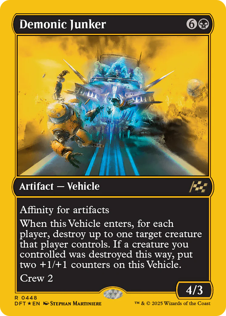 Demonic Junker (First-Place Foil) [Aetherdrift]