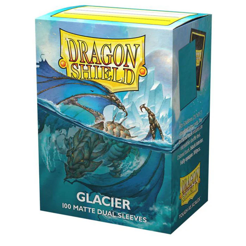 Dragon Shield Sleeves (100) Dual Matte – Glacier