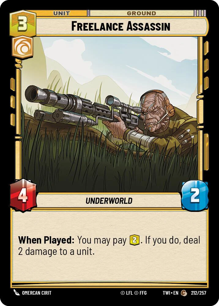 Freelance Assassin (212/257) (212/257) [Twilight of the Republic]