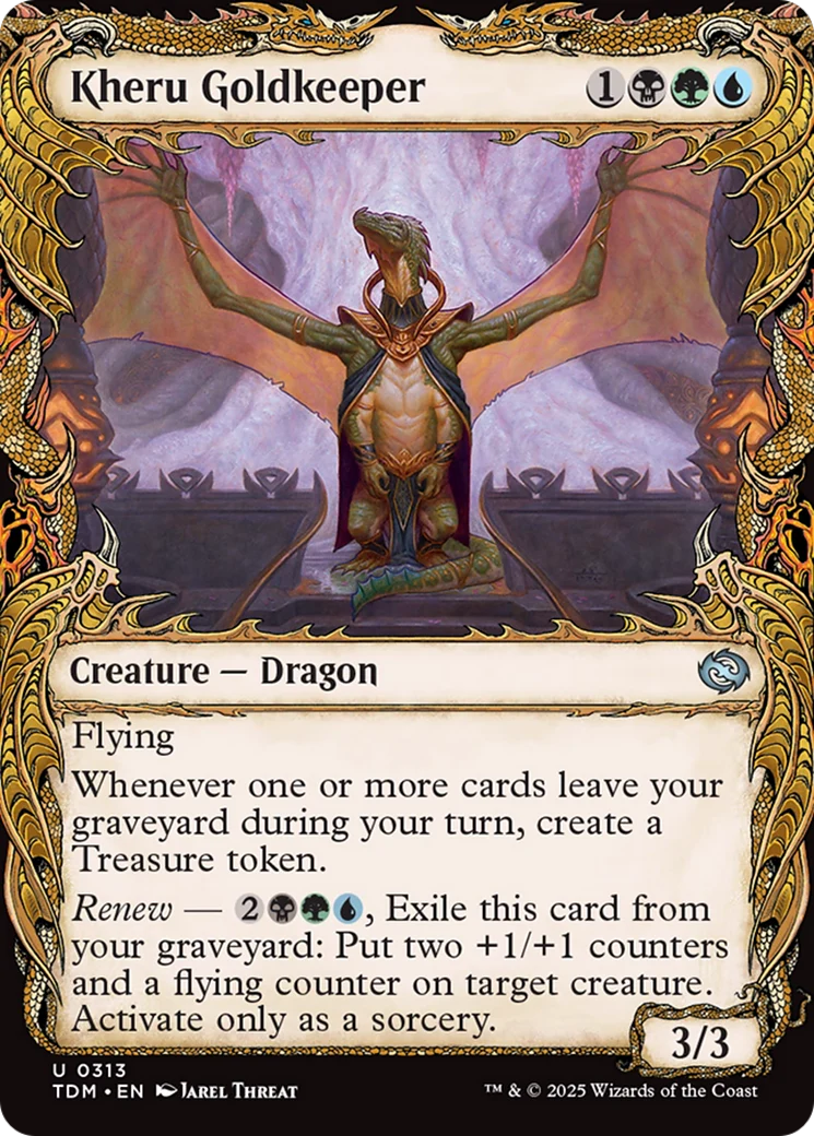 Kheru Goldkeeper (Showcase) [Tarkir: Dragonstorm]
