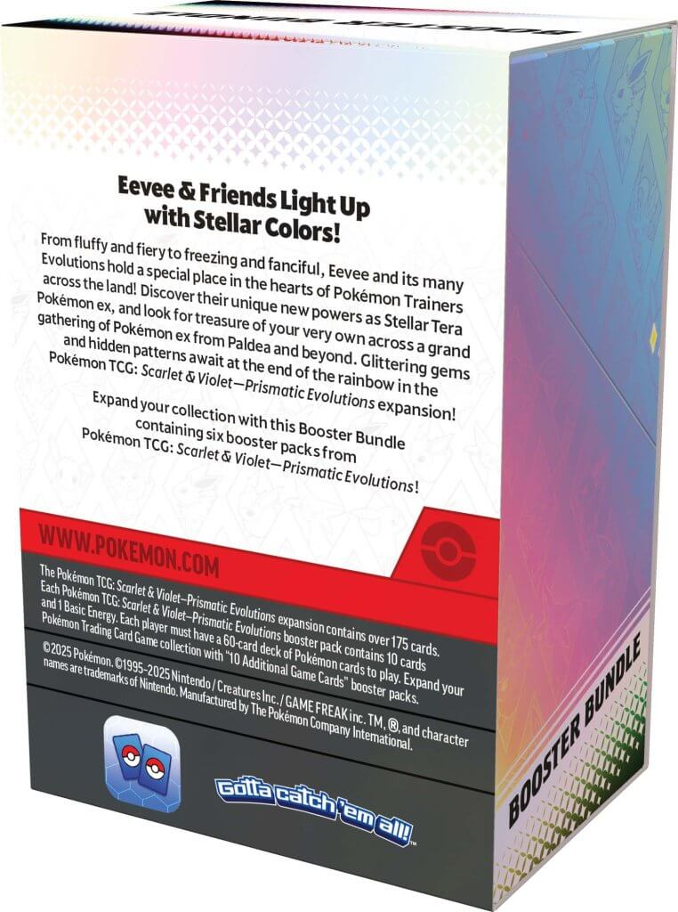 POKÉMON TCG Scarlet & Violet 8.5 Prismatic Evolutions Booster Bundle - Image 2