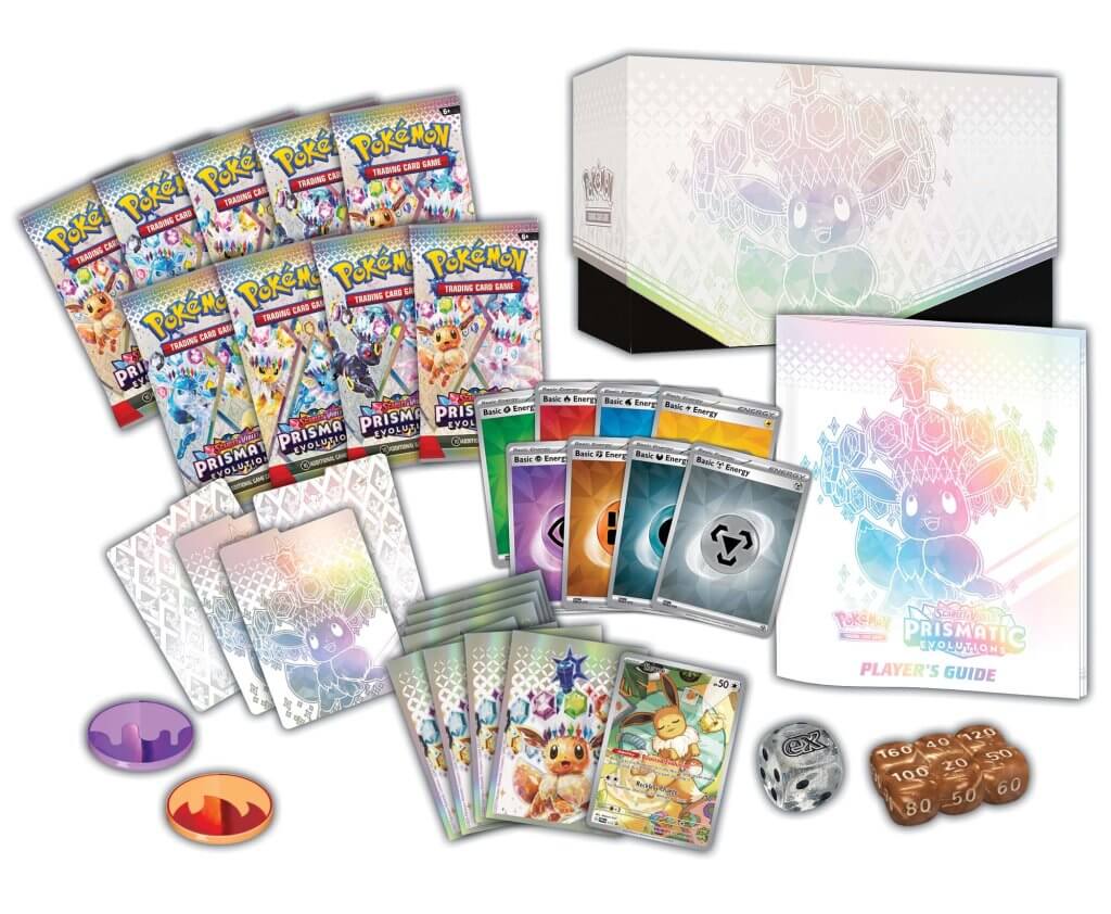 POKÉMON TCG Scarlet & Violet 8.5 Prismatic Evolutions Elite Trainer Box - Image 2