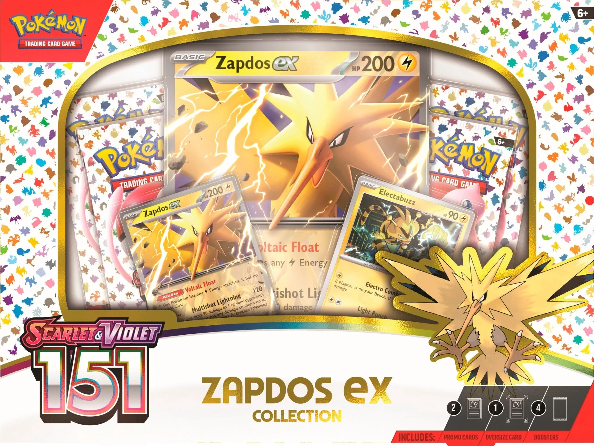 Scarlet & Violet: 151 - Zapdos ex Box - Image 2