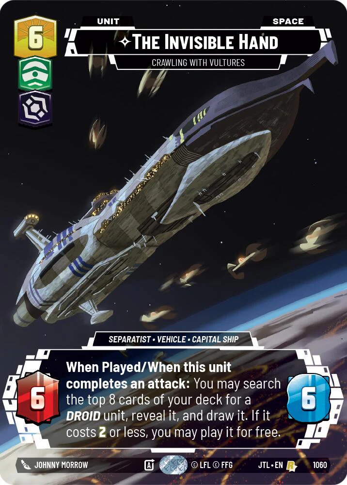 The Invisible Hand - Crawling With Vultures (1060) (Prestige Foil) (1060) [Jump to Lightspeed]