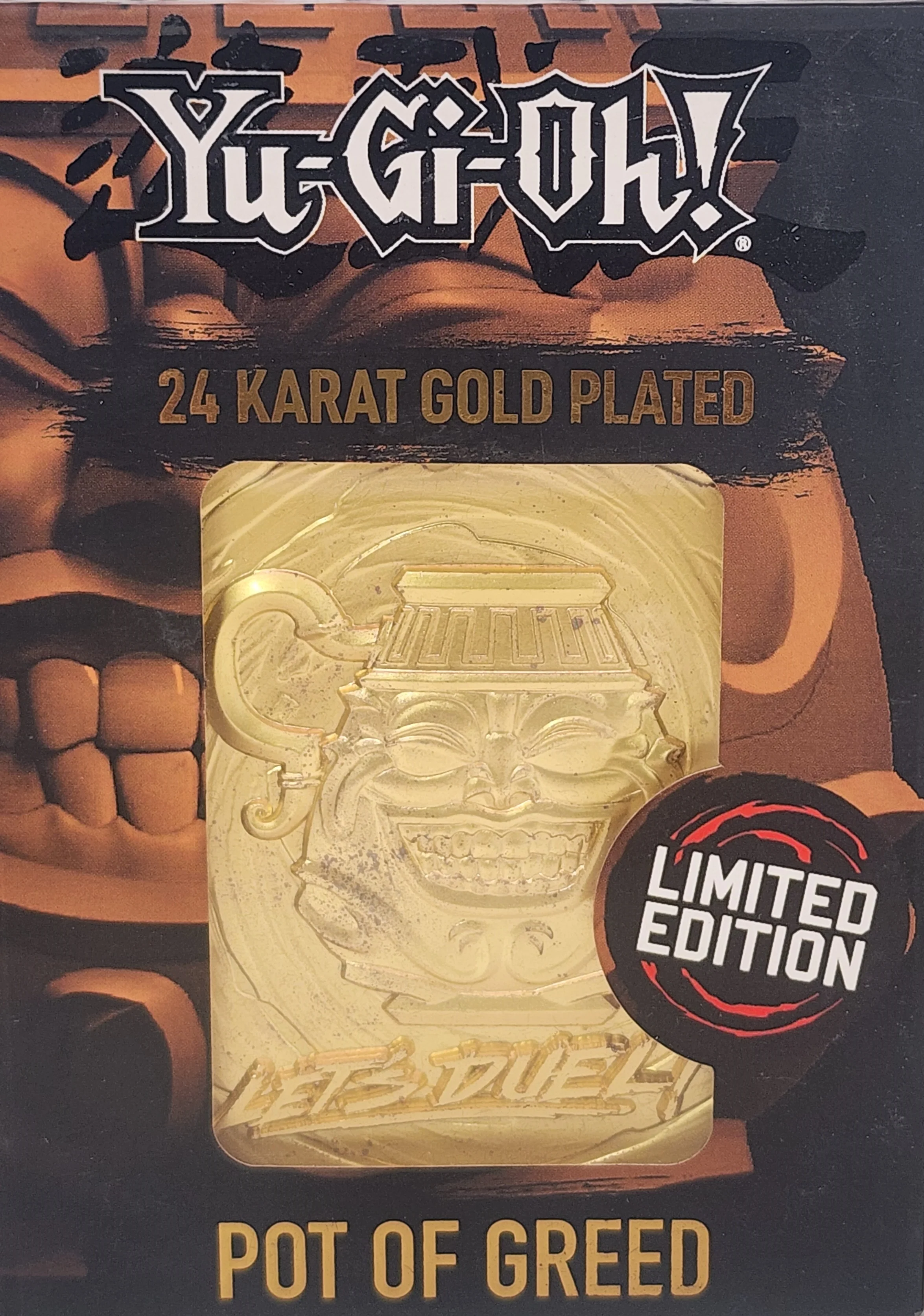 Yu-Gi-Oh! 24 Karat Gold Plated - Pot of Greed
